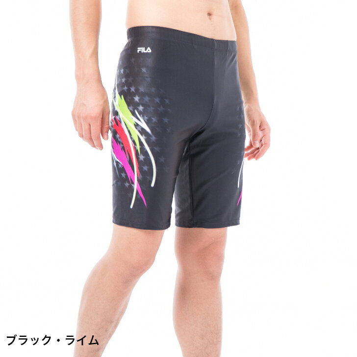 FILA フィラ ルーズ スイム スパッツ 4分丈 429-261 メンズ ロング丈 フィットネス 水着 SWIM FITNESS spocon-10000079 スポコン 楽天市場店 サンプル画像2