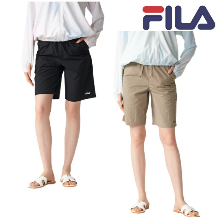 Rakuten - FILA フィラ ナイロンタスラン生地 ハーフパンツ 326-652 レディース シャカシャカ パンツ トレーニング RUNNING FITNESS