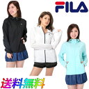 FILA フィラ 軽量 リップ パーカー ジャケット 228-725 フード付き 薄手 レディースジャケット SWIM RUNNING FITNESS 水泳 ランニング フィットネス ウェア