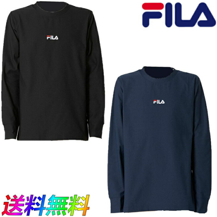 FILA フィラ ロング スリーブ Tシャツ キッズ スポーツウェア 140-761 子供 男子 女子 兼用 サッカー テニス 陸上 マラソン大会 通学 スポーツ観戦