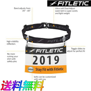 FITLETIC フィトレティック RaceI ランニング ゼッケン ホルダー RN-01 マイアミ マラソン スポーツ ブランド