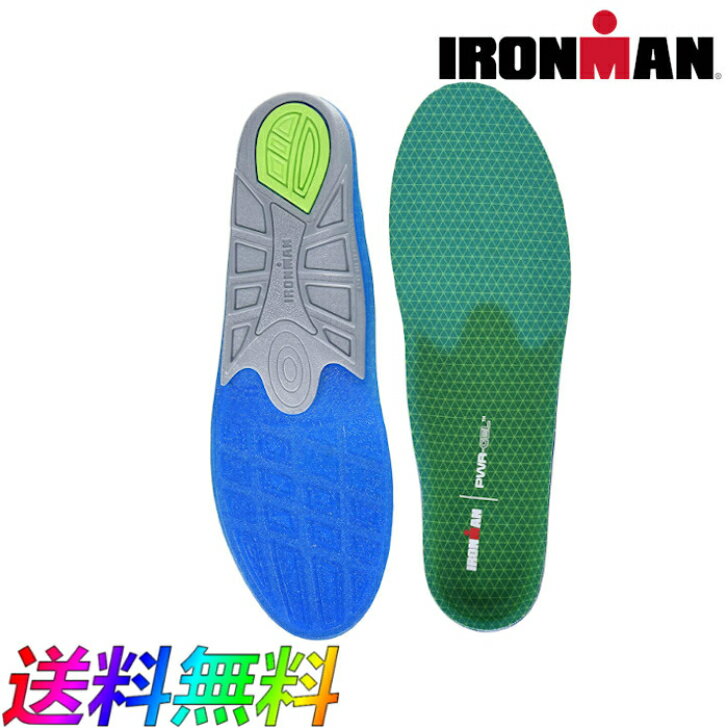 IRONMAN アイアンマン PWR-GEL CUSHINING クッション インソール IM3015 ウォーキング トレーニング スケボー テニス シューズ用