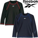 Reebok リーボック スクール クルーネック プルオーバー 長袖 ラッシュガード スイム ウェア 123-205 男の子 女の子 共用 子供 ジュニア キッズ 水着 ユニセックス SWIM(4)
