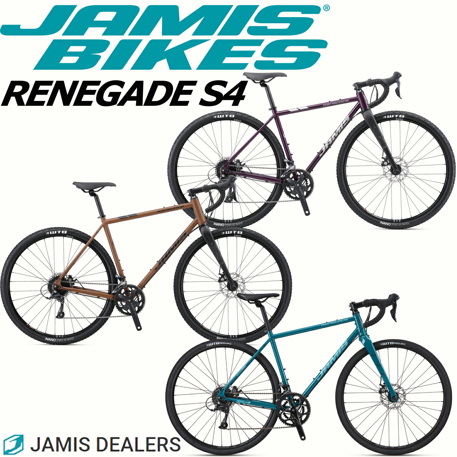 【西濃支店止め送料無料一部割引】JAMIS ジェイミス RENEGADE S4 レネゲードS4 2024 グラベルロードバ..