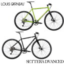 ルイガノ セッターアドバンス 2023 LOUIS GARNEAU SETTER ADVANCED クロスバイク グラベル 自転車 アスファルトから砂利道まで対応できるマルチパーパスなバイク 伝統的なダイヤモンド型フレームには細身のクロモリバテット管を採用。そこにボリュームのあるカーボンフォークを組み合わせる事で生みだされる絶妙なアンバランス感を狙ったデザインコンセプト。 メインコンポーネントはSHIMANO製DEORE1×10仕様。足回りも制動力の高い油圧ディスクにスルーアクスルで安定した走りを実現。 タイヤはKENDA製700×35CのグラベルタイヤKOMMANDOを履かせることで高い走破性を確保。グラベルライドもこなせるポテンシャルを秘めたバイクをストリートというフィールドで乗りこなしてもらいたい。 スペック メインコンポーネント SHIMANO DEORE(10 SPEED) フレーム CR-MO DB フロントフォーク CARBON ヘッドセット INTEGRATED TAPER HEAD 1-1/8, 1-1/2 ハンドルバー ALLOY RISER (560mm) ステム ALLOY A-HEAD (90/460mm,100/500mm,540mm) クランクセット ALLOY NARROW WIDE 46T (165/460mm,170/500mm・540mm) BB INCLUDE TO CRANK SET ペダル P/P NIL リアディレーラー SHIMANO RD-M4120 DEORE シフター SHIMANO SL-M4100 DEORE ブレーキ TEKTRO HD-M290 HYDRAULIC DISC ブレーキレバー TEKTRO HD-M290 フリーホイール SHIMANO CS-HG50-10 11-36T 10SPD チェーン KMC 114LINKS サドル LG SPORTS シートポスト ALLOY 27.2mm (350mm) ハブ F/R:ALLOY 12mm TA 28H スポーク STAINLESS リム ALLOY 28H タイヤ KENDA K1065 700X35C F/V その他 ベル ※写真の色・デザインは実物と若干異なる場合がございます。 ※商品の仕様は予告無く変更される場合がございます。