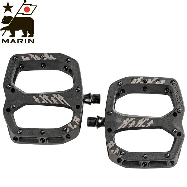 MARIN OSO FLAT PEDAL BLACK マリン フラットペダル 自転車