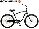 SCHWINN S1 ブラック 2021年モデル シュウィン クルーザーバイク 自転車