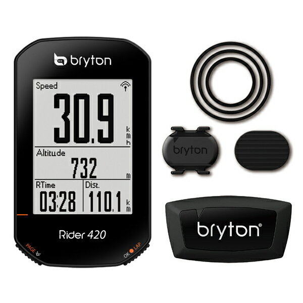 ブライトン Rider420T(ケイデンス・心拍センサー付) Bryton ライダー420T[SPOKE NET]