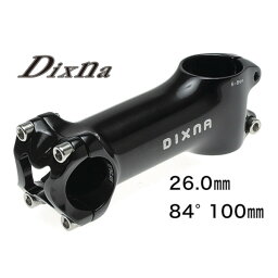 ディズナ リード ステム 26.0 84゜ 100 ブラック/ブラック Dixna 自転車 ステム