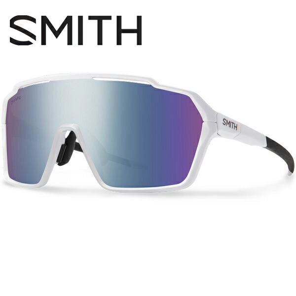 SMITH Shift XL MAG Asia Fit スミス シフト エックスエル マグ White / CP-Violet Mirror & Clear 自転車サングラス MTBサングラス ロードサングラス クロスバイクサングラス