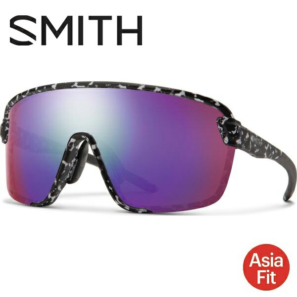 SMITH Bobcat Asia Fit X~X {uLbg AWAtBbg Matte Black Marble / CP-Violet Mirror & Clear ]ԃTOX MTBTOX [hTOX NXoCNTOX