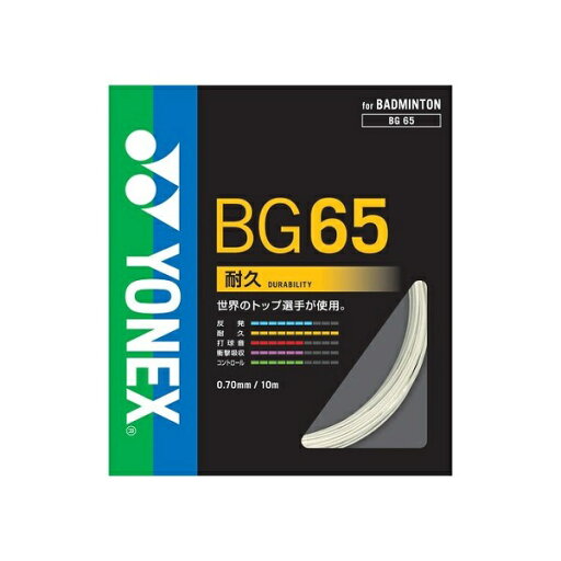 ◆エントリーでpt5倍◆ヨネックス(YONEX) バドミントンガット ミクロン65 ◆エントリーでpt5倍◆ヨネックス(YONEX) バドミントンガット ミクロン65