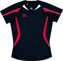 ◆エントリーでpt5倍◆ミズノ(MIZUNO) レディース バレーボール プラクティスシャツ 半袖 【北海道地域 配送不可商品】