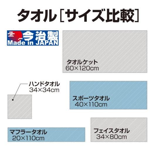 ミズノ(MIZUNO) 今治製 ジャガードマフラータオル 箱入り 32JY111314 【北海道地域 配送不可商品】 2