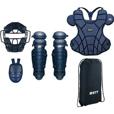 キャッチャー防具 ゼット(ZETT) 軟式野球用 キャッチャー防具4点セット BL303SET-2900