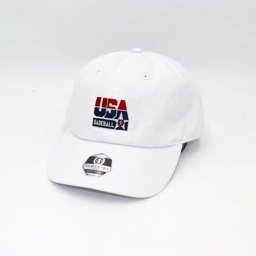 ◆エントリーでpt5倍◆タマニワ(TAMANIWA) TMNW-161-WHITE-USA CAP 【北海道地域 配送不可商品】