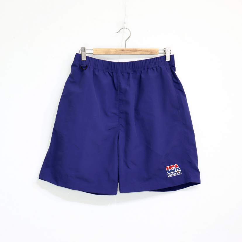 TMNW-167 NAVY NYLON SHORTS