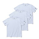 ニューエラ(NEW ERA) 3-Pack 半袖 パフォーマンス Tシャツ ホワイト 13561859