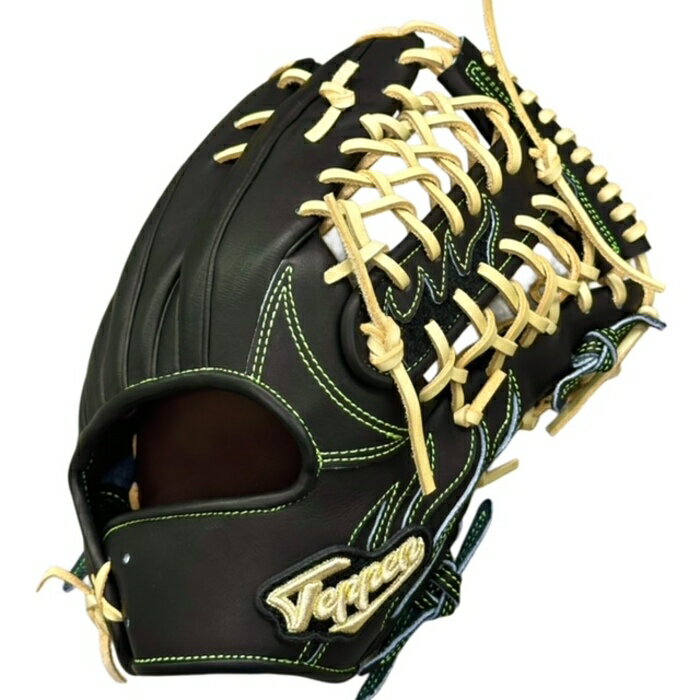 ◆エントリーでpt5倍◆【型付/グラブ/袋/刺繍無料】 テッペン(Teppen) 限定 硬式グラブ 外野手用 TTY型 BLACK [ 型付け無料 硬式グラブ刺繍2ヶ所・グラブ袋刺繍無料(単色のみ)※縁取り・影付きの場合、1ヶ所+1100円(税込)]