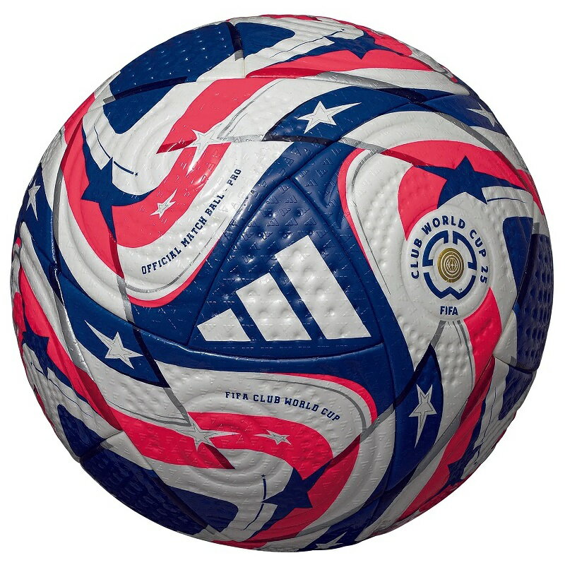 アディダス(adidas) サッカーボール 5号球 ムンディアル デ クルーベス FIFA 25 プロ 公式試合球 ADF510