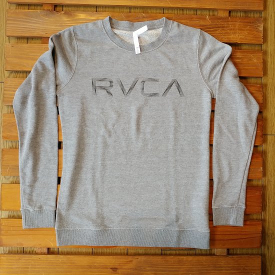 Rakuten - RVCA ルーカ 【RVCA GEO】 グレイ XS 正規品 トップス トレーナー クルーネック レディース