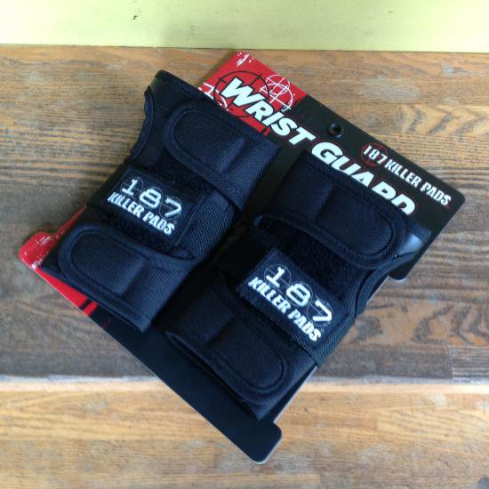 187KILLERPADS 【WRIST GUARD】 Black 黒 Msize 正規 スケートボード プロテクター 手首 インラインスケート ローラーブレード