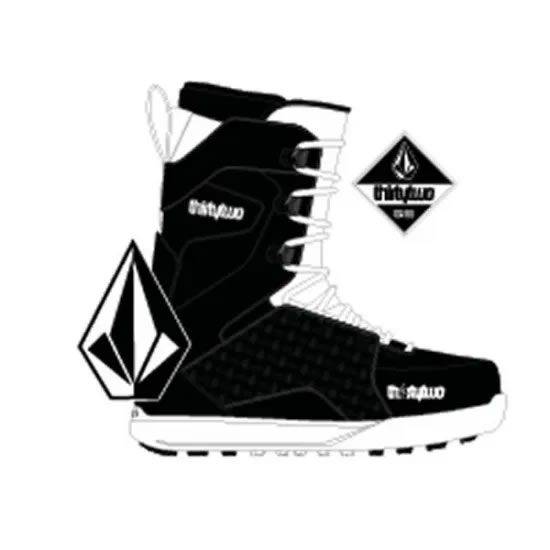 THIRTYTWO サーティーツー 32 2026 【LASHED VOLCOM】 BLACK US-8.5(26.5cm) 新品正規品 サーモインナ..