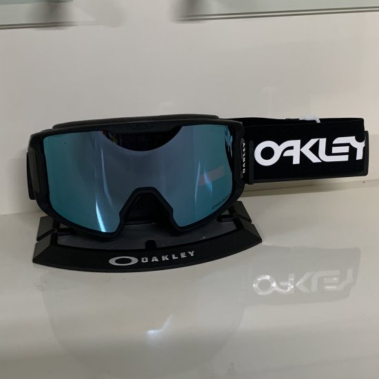 OAKLEY オークリー 【LINE MINER L/Factry Pilot Black】 Prizm Sapphire Iridium 日本正規品 スノーボード スキー ゴーグル 平面レンズ プリズムレンズ ラインマイナー