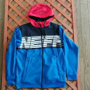 NEFF ネフ  BLUE 青/黒/赤 US-Lsize 正規品 トップス スノーボード 防風撥水ソフトシェル ジップフーディー