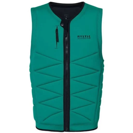 MYSTIC ミスティック 【Outlaw Impact Vest Fzip Wake】 GREEN M (99-103cm) 正規品 ウエイクボード インパクトベスト