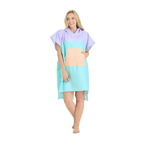 Rakuten - JETPILOT ジェットパイロット【UNISEX VENTURE HOODIE TOWEL】PURPLE/TEAL パープル/ティール L/XL ウォータースポーツ お着換えポンチョ