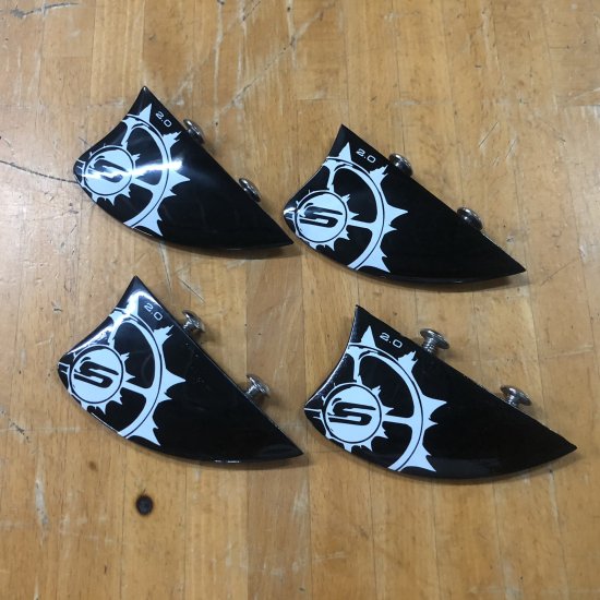 SLINGSHOT スリングショット 【KITE BOARD TWINTIP FINS 2”】4枚セット 正規品 ウォータースポーツ カイトボード