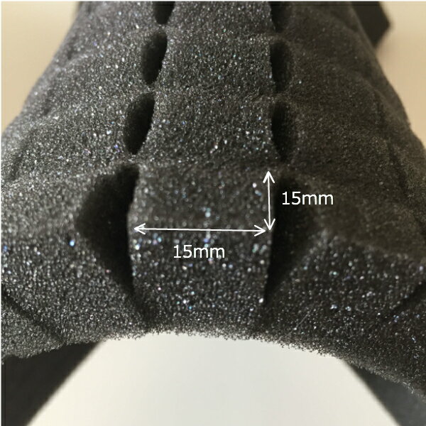 ブロッククッション スポンジ　厚40.0mm幅660mm×長990mmマス目状に切れ目が入って...