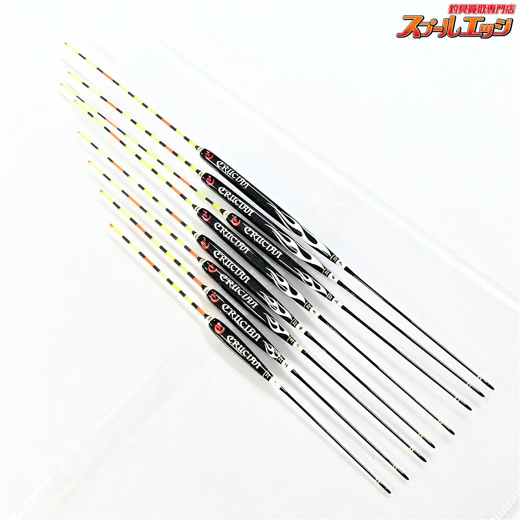 樂天商城 - 【中古】 クルージャン ストライド DAG 050/060/070/080/090/100/110 CHO080 計8本 ヘラウキ へら浮き ケース付 CRUCIAN