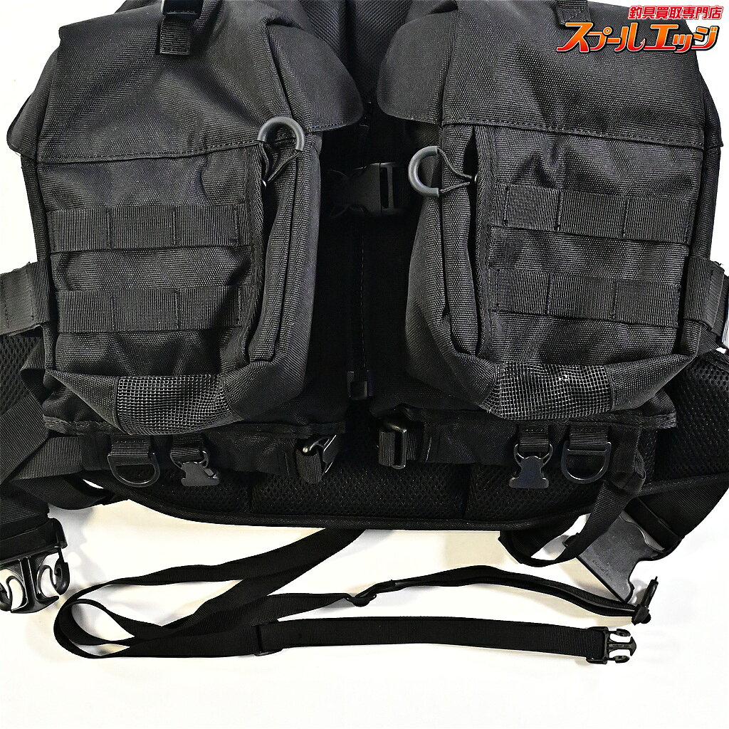 スプールエッジ 楽天市場店の【中古】 ジャッカル バーサタイルゲームベスト ブラック JACKALL VERSATILE GAME VEST｜アングル3