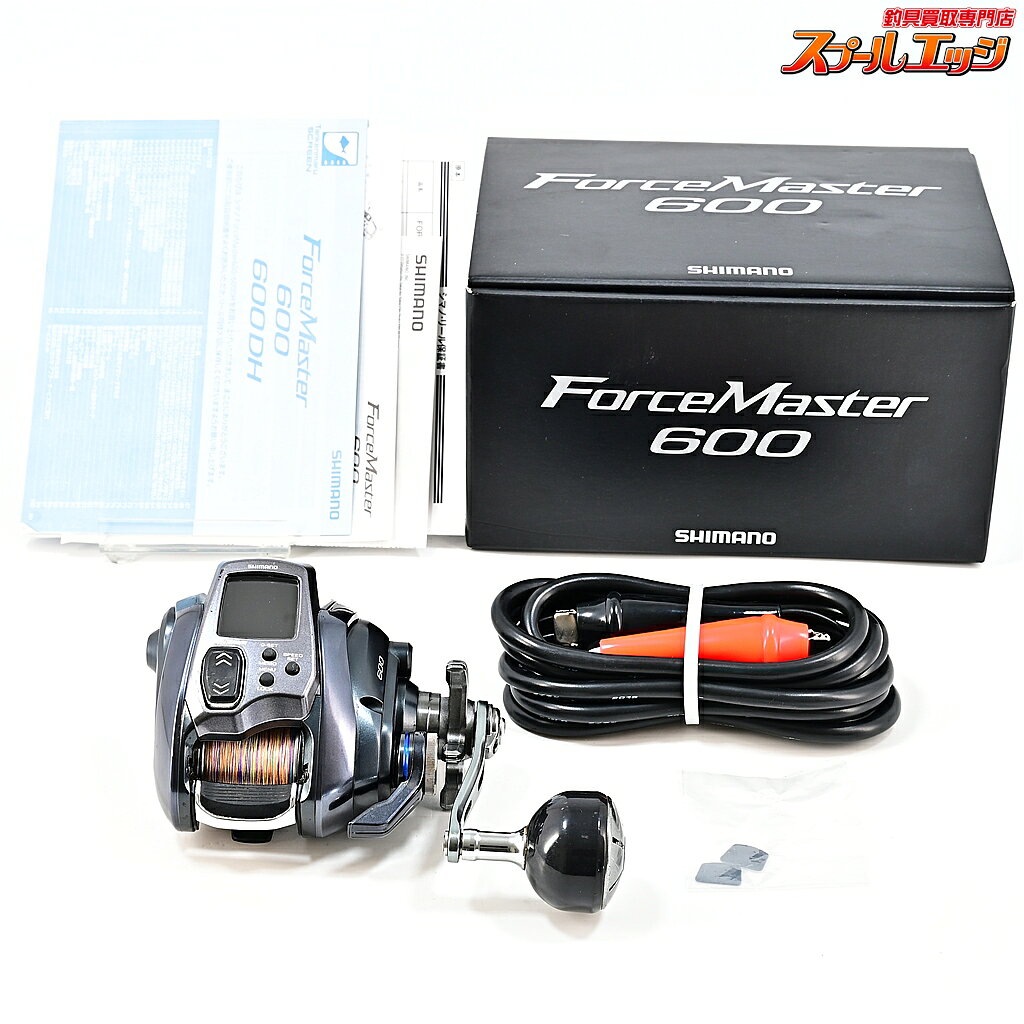  シマノ 23フォースマスター 600 使用距離109.1km 使用233.5時間 SHIMANO Force Master m46024