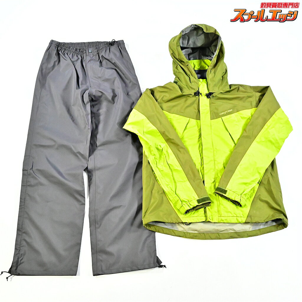 Rakuten - 【中古】 オンヨネ ナイロンシェルジャケット PL-601A サイズS ナイロン100% 上下セット ONYONE