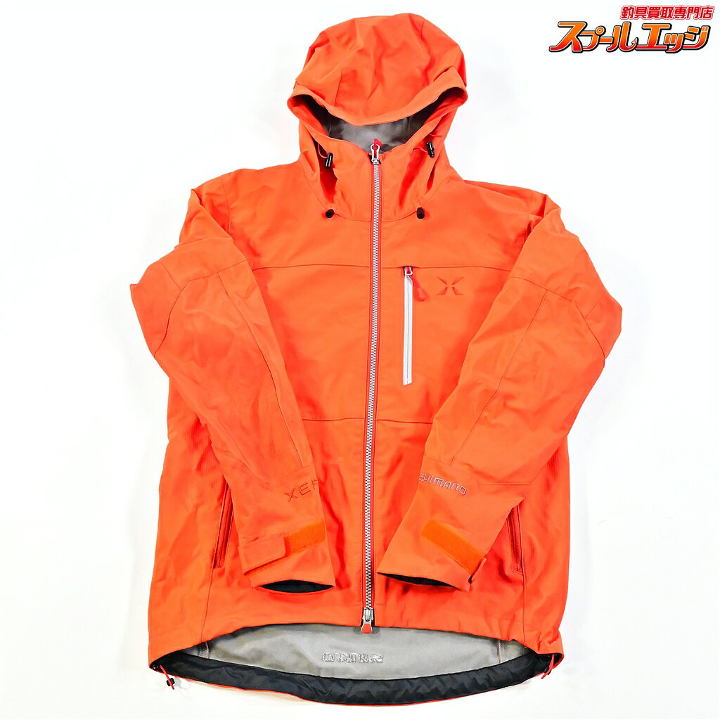 【中古】 シマノ ゼフォー 防寒ジャケット JA-240R サイズM オレンジ SHIMANO XEFO
