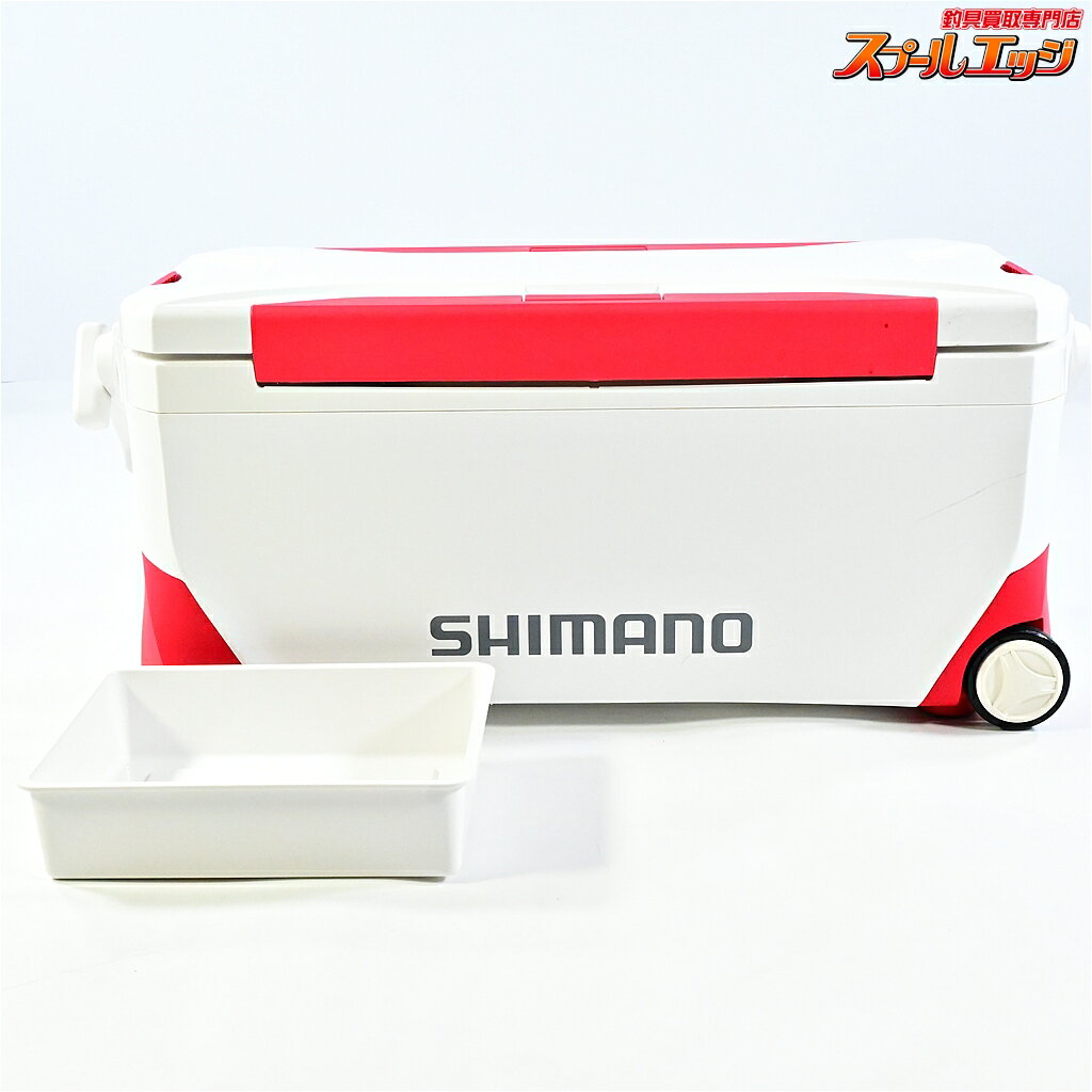 Rakuten - 【中古】 シマノ 24スペーザライト 35L NS-E35Y キャスター付 レッド クーラーボックス SHIMANO SPAZA LIGHT