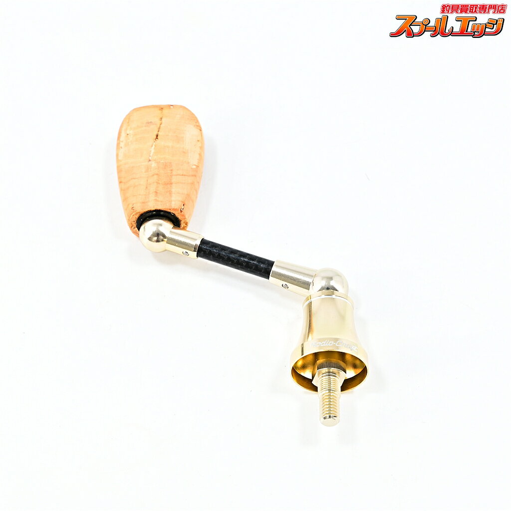 Rakuten - 【中古】 ロデオクラフト RCシングルスピニング カーボンハンドル 38.5mm コルクフラットノブ シマノ用 シャンパンゴールド m45055