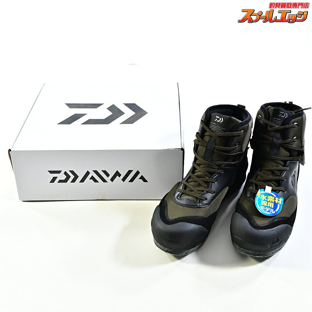Rakuten - 【中古】 ダイワ フィッシングシューズ DS-2680-H スパイクフェルト サイズ27cm モスグリーン コーデュラ DAIWA CORDURA