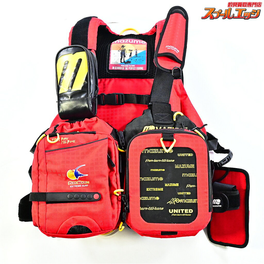 Rakuten - 【中古】 マズメ レッドムーン サーフスペシャル3 III MZLJ-593 プライヤーホルダー付 ライフジャケット mazume