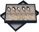 ALFACT ペンギンシリーズ スプーンセット5pc 【名入れは裏面のみ可能!】【日本製/荒澤製作所】