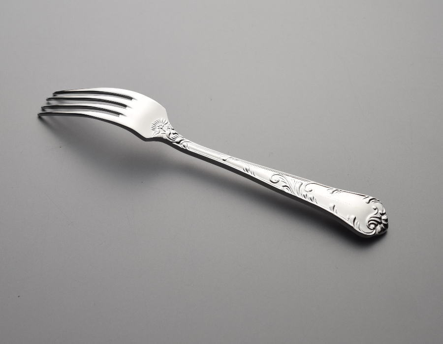 ALFACT 洋白銀器 唐草 デザートフォーク...の紹介画像2