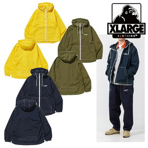 エクストララージ XLARGE STITCH NYLON JACKET イエロー L 101211021003 アウター ジャケット ジャンバー メンズ プレゼント 贈り物 上着 シンプル クール ストリート カジュアル ナイロン 大人ストリート ブランドロゴ 軽アウター 中学生 高校生 大学生 学生 トレンド