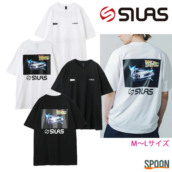 サイラス tシャツ メンズ トップス カットソー 半袖 おしゃれ ロゴt ティーシャツ カジュアル ストリート ベーシック シンプル 綿 コットン 正規販売店 中学生 高校生 大学生 学生 トレンド SILASxBTTF S/S TEE ホワイト ブラック M L 110222011003