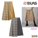 サイラス スカート SILAS ASYMMETRIC SKIRT グレー ベージュ ONESIZE 111224032001 スカート プリーツスカート ボトムス レディース 秋..