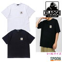 エクストララージ tシャツ メンズ トップス カットソー 半袖 ロゴt ティーシャツ カジュアル ストリート ベーシック シンプル 学生 大人ストリート XLARGE WALKING APE S/S TEE ホワイト ブラック S M L XL 101232011059