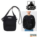 XLARGE エクストララージ ショルダーバッグ MILITARY SHOULDER BAG 101211053002 バッグ メンズ 正規販売店 斜め掛け ポーチ ショルダーポーチ ボディバッグ デイジーチェーン 旅行 アウトドア ストリート カジュアル デイジーチェーン ブラック カモ ブルー ONESIZE