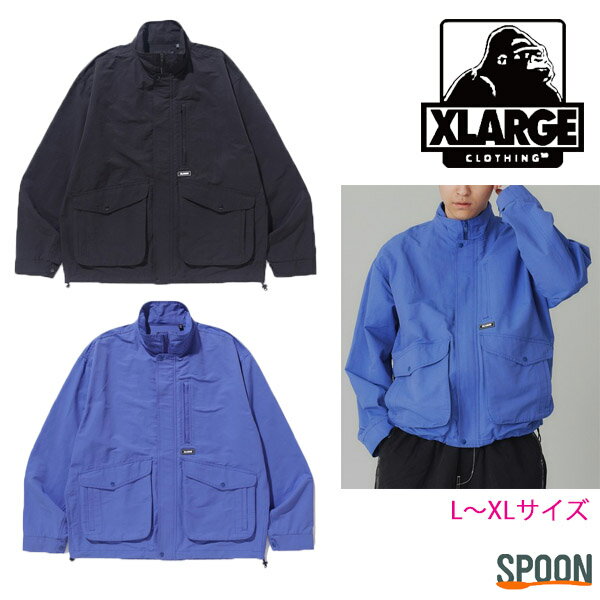 楽天spoon楽天市場店XLARGE エクストララージ ジャケット MULTI POCKET JACKET 101241021008 アウター ジャンバー メンズ プレゼント 贈り物 上着 シンプル クール ストリート カジュアル 大人ストリート 中学生 高校生 大学生 学生 トレンド